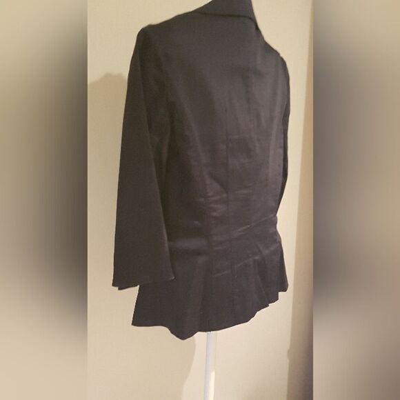 RICKI'S *NWOT* CLASSIC  Black Fitted 3/4 Sleeve Jacket Blazer STUNNING. Size 6. - Picture 10 of 14